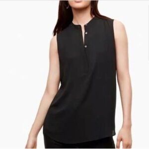 ARITZIA-WOLFGANG Black Sleeveless Blouse (Size:Small)